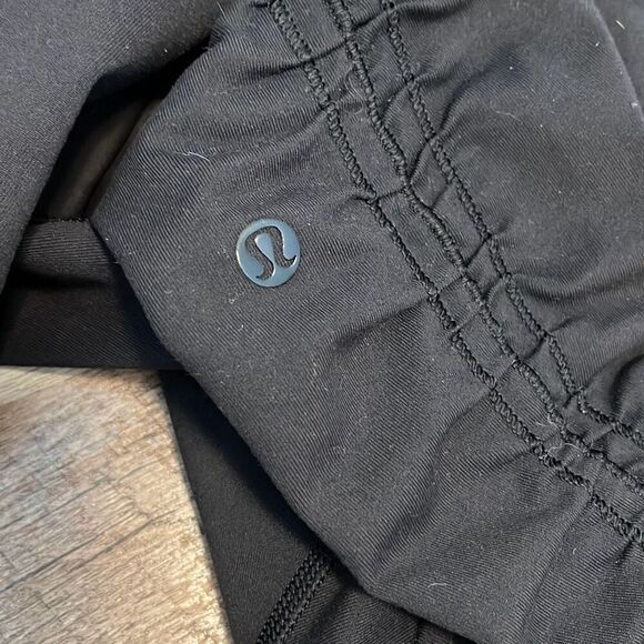 Lululemon Wonder Under Stirrup High Rise Full Length Ruched Leggings Black‎ Size - Picture 7 of 9